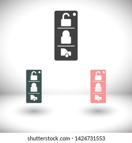 Vector icon car key 10 EPS . Lorem Ipsum Illustration design