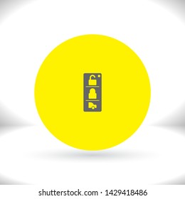 Vector icon car key 10 EPS . Lorem Ipsum Illustration design