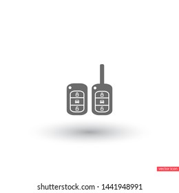 Vector icon car key 10 EPS . Lorem Ipsum Illustration design