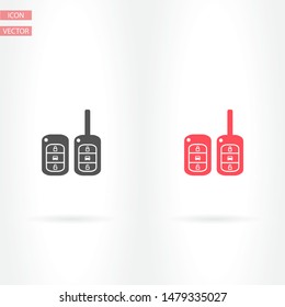 Vector icon car key 10 EPS . Lorem Ipsum Illustration design