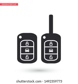 Vector icon car key 10 EPS . Lorem Ipsum Illustration design