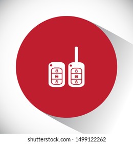 Vector icon car key 10 EPS . Lorem Ipsum Illustration design