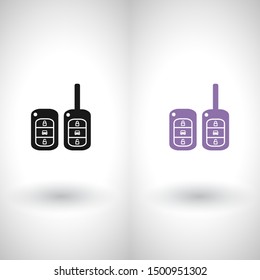 Vector icon car key 10 EPS . Illustration design.