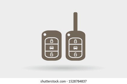 Vector icon car key 10 EPS . Lorem Ipsum Illustration design