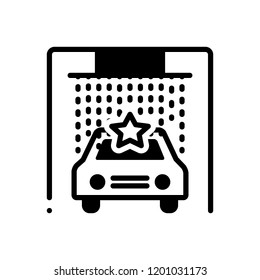Vector icon for car spa