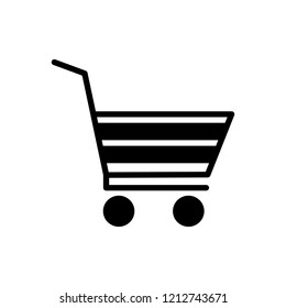 Vector icon for cart