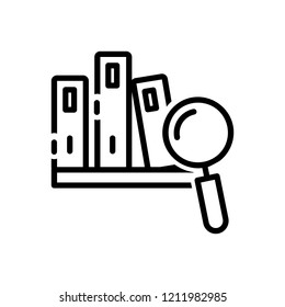 Vector icon for Case Study