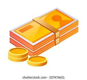 vector icon cash