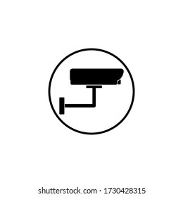 Vector Symbol des cctv-Zeichens auf Signaltönen 10
