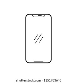 Vector icon for cell phone