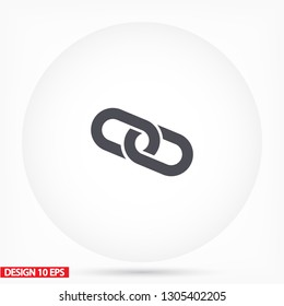 Vector icon chain 10 EPS