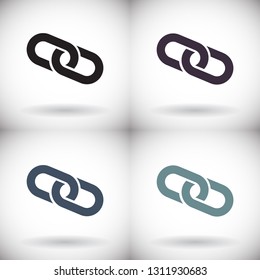 Vector icon chain 10 EPS