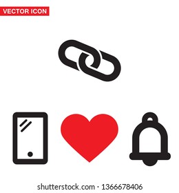 Vector icon chain 10 EPS