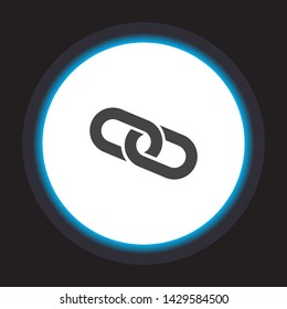 Vector icon chain 10 EPS . Lorem Ipsum Illustration design