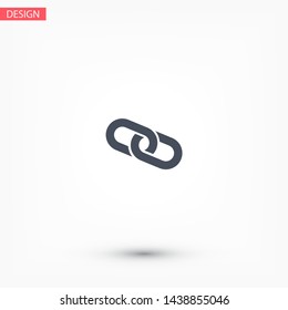 Vector icon chain 10 EPS . Lorem Ipsum Illustration design