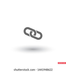 Vector icon chain 10 EPS . Lorem Ipsum Illustration design
