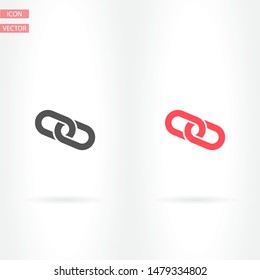Vector icon chain 10 EPS . Lorem Ipsum Illustration design