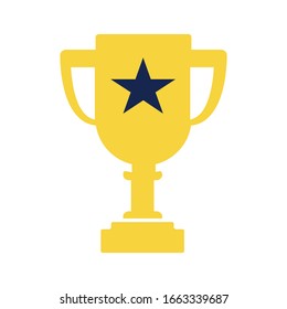 Vector icon of a championship trophy.
