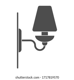 Icono vectorial de una lámpara de araña. Ilustración de material aislada en un fondo blanco. Diseño sencillo.