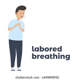 1,216 Labored breathing Images, Stock Photos & Vectors | Shutterstock