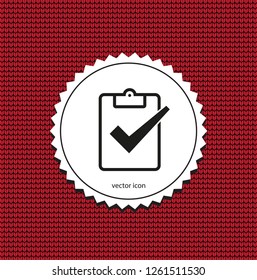 vector icon check mark