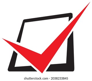 Vector icon of Checklist box include square 3d. simple design for graphics, logos, websites, social media, UI, mobile apps.