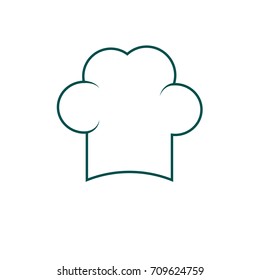  vector icon chef cap
