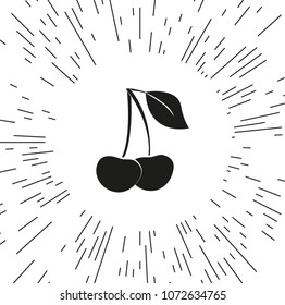Vector icon cherry