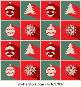 Vector Icon Christmas Background Elements