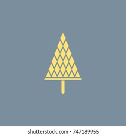 Vector icon of Christmas Tree. Eps-10.