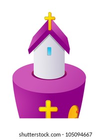Vector icon church