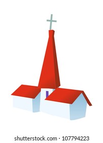 vector icon church
