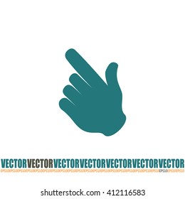 Vector icon click. hand icon pointer