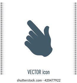 Vector icon click. hand icon pointer
