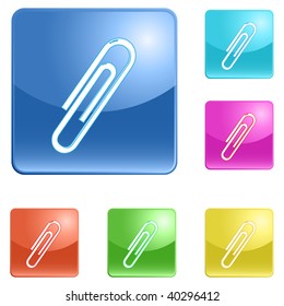 vector icon of clip