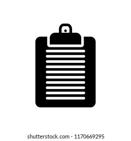 Vector icon for clipboard