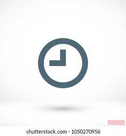 Vector icon clock 10 EPS