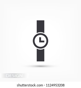 Vector icon clock 10 EPS