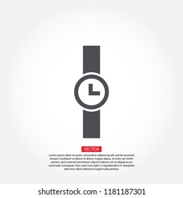 Vector icon clock 10 EPS