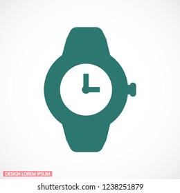 Vector icon clock 10 EPS
