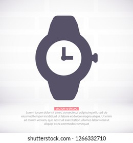 Vector icon clock 10 EPS