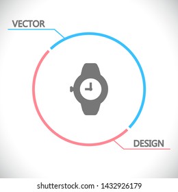 Vector icon clock 10 EPS . Lorem Ipsum Illustration design