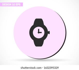 Vector icon clock 10 EPS . Illustration design