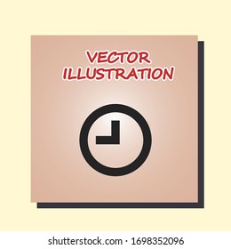 Vector icon clock 10 EPS . Lorem Ipsum Illustration design