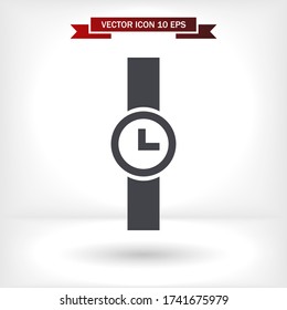 Vector icon clock 10 EPS . Lorem Ipsum Illustration design