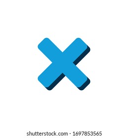 vector icon close
isometric. 3d  sign isolated on white background.
