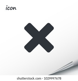 vector icon close on a wrapped silver sheet