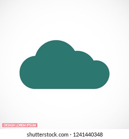 Vector icon cloud 10 EPS