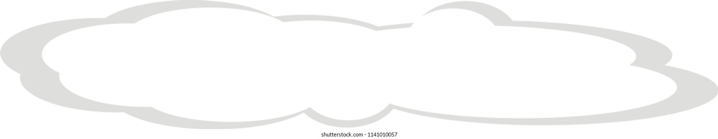 vector icon of cloud