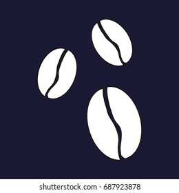 Vector icon coffee beans